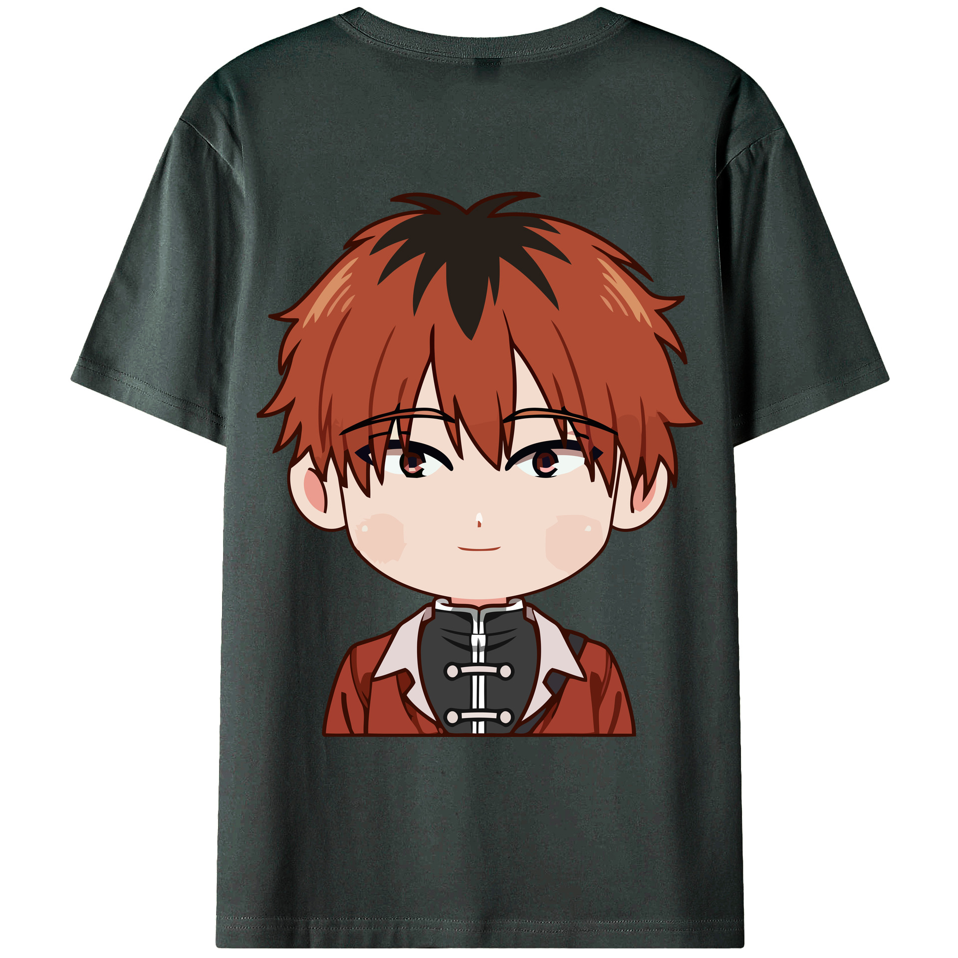 （画像用） 葬送のフリーレン Frieren 綿100％ メンズ半袖Tシャツ（バックプリント） 通気性